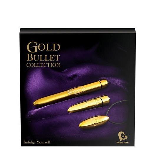 Rocks Off Gold Bullet Collection Box