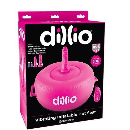 Dillio Vibrating Inflatable Hot Seat