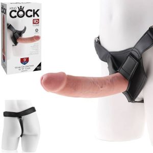 King Cock Strap-On Harness With 9 Inch Cock