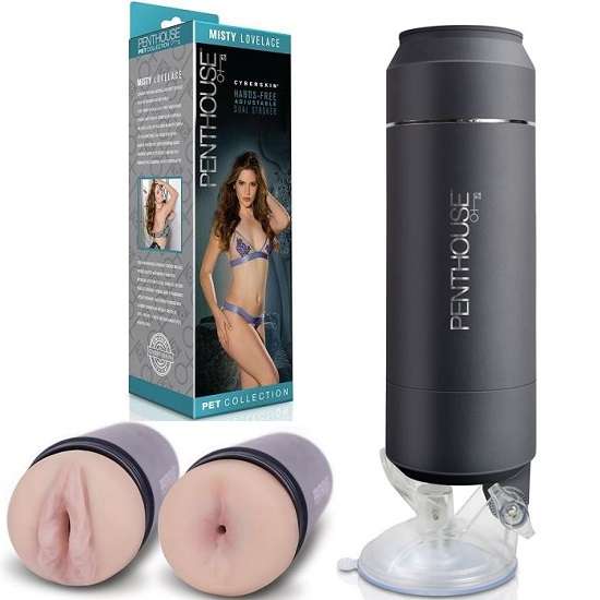 Penthouse Pet Misty Lovelace Cyberskin Dual Stroker