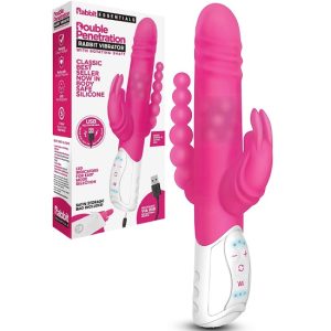 Rabbit Essentials Double Penetration Rabbit Vibrator