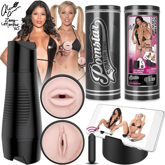 Pornstar Signature Series Alexis Amore Zoey Monroe Pussy Mouth Strokers