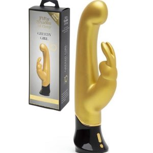 Fifty Shades Of Grey Greedy Girl Gold Rabbit Vibrator