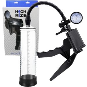 High Rize Pistol Grip Pressure Gauge Penis Pump