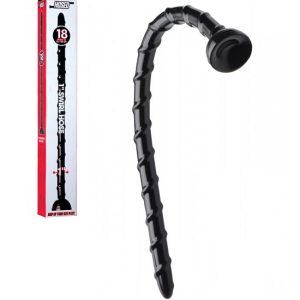 Hosed 18 Inch Swirl Thin Anal Snake