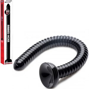 Hosed 19 Inch Ribbed Anal Snake