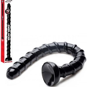 Hosed 19 Inch Swirl Anal Snake