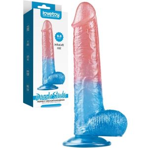 Dazzle Studs 9 Inch Dildo With Balls