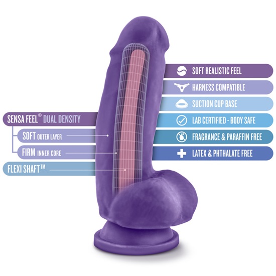 Au Naturel Bold Beefy 7 Inch Dildo