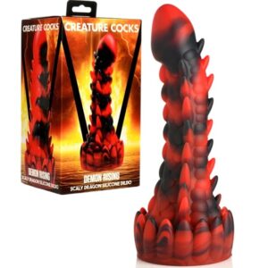 Creature Cocks Demon Rising Scaly Dragon Silicone Dildo