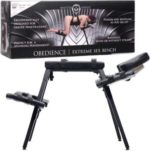 Master Series Obedience Extreme Sex Bench With Restraint Straps