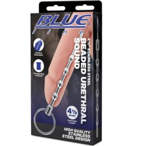 Blue Line 4.5″ Stainless Steel Beaded Urethral Sound