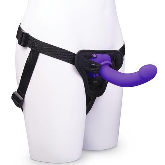 B-Vibe Vibrating Curved Strap-On Kit
